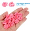 Unique Bargains Satin Fabric Decorative DIY Craft Embellishment Ribbon Roses 30 Pcs - 4 of 4