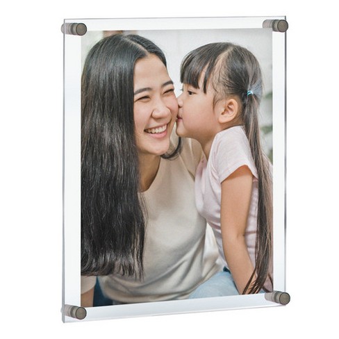 Azar Displays Floating Acrylic Wall Frame - image 1 of 4