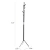 happimess Jackson 70.8" Modern 4-Hook Metal Coat Rack - 3 of 4