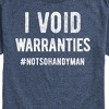 Men's - Instant Message - I Void Warranties Short Sleeve Graphic T-Shirt - 2 of 4