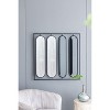 CAVINAS Rectangular Wall Mirrors with Black Frame,Traditional Home Decor Wall-Mounted Mirror,Decorative Mirror for Living Room Bedroom - 2 of 4