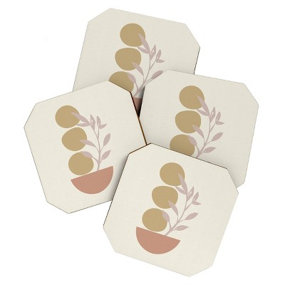 4pk June Journal Desert Botanicals Coasters - society6