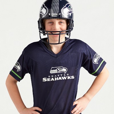 Franklin SEATTLE SEAHAWKS Football Uniform Youth Small Helmet Boys Costume  NFL