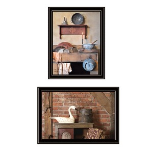 2- Piece Vignette Home Sweet Home Black Framed Wall Art for Living Room, Bedroom Wall Art Print for Home Decor by Billy Jacobs - 1 of 4