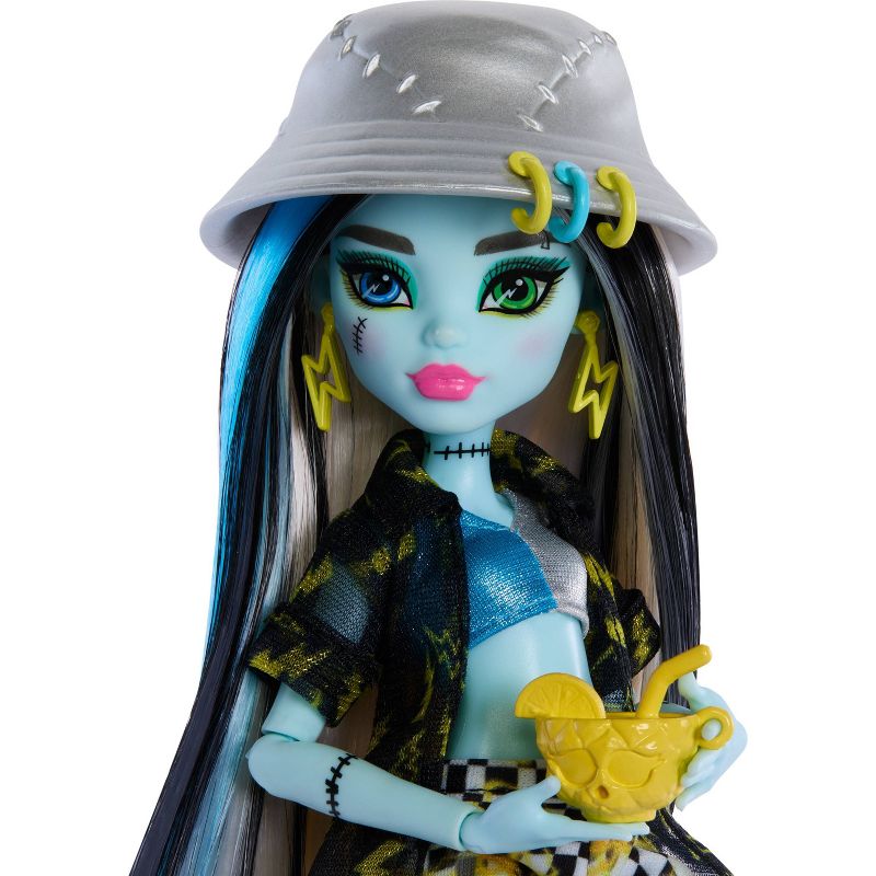 Monster High Scare-adise Island Frankie Stein Fashion Doll with Swimsuit &#38; Accessories, 3 of 7