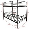 Streamdale Twin over Twin Bunk Bed, Metal Frame with Ladder - 4 of 4