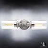 Urban Ambiance Luxury Luxe Industrial Chic Bathroom Vanity Light,  4.75"H x 18.5"W,  Aged Nickel Finish, UHP2061 - 3 of 4