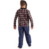HalloweenCostumes.com Ghoulish Zombie Kid's Costume | Creepy Apocalypse Monster Outfit with Plaid Shirt, Pants, Detailed Vinyl Mask - 2 of 4