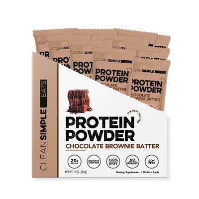 Clean Simple Eats Protein Powder Chocolate Brownie Batter