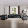 2-Piece Corduroy Fabric Modern Living Room Sofa Set with 2-Seater and 3-Seater, Large Deep Seat, Recliner, and 8 Cushion Upholstery - 2 of 4