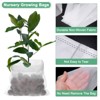 Unique Bargains Non-Woven Fabric Durable Plant Nursery Bags White - 2 of 4