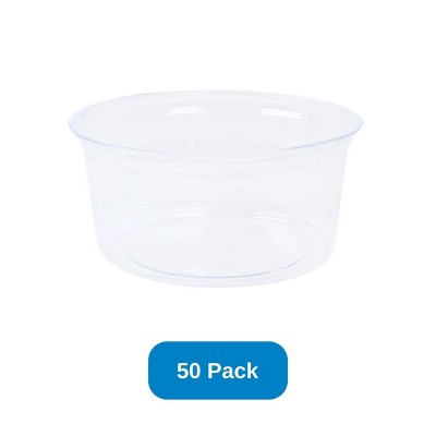 Inno-Pak 12 oz Round Deli Container Recycled Plastic Unprinted - Pack of 50