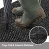 32 inchx 48 inch non - slip washable door mat entrance dirt resistant absorbent low profile floor mat front back door - 3 of 4