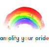 Adult Design By Humans Amplify Your Pride Rainbow By RhintoPow T-Shirt - 2 of 2