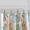 Atlantis 4-Piece Window Panel with 3" Rod Pocket 42" x 84" Multicolor by Barefoot Bungalow - image 2 of 4