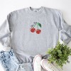 Simply Sage Market Embroidered Mon Cherie Cherries  Sweatshirt - 2 of 4