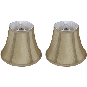 Urbanest Faux Silk Softback Bell Lamp Shade, 5" Top x 9" Bottom x 7" Slant - 1 of 4