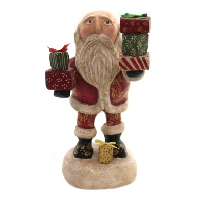 Charles Mcclenning 8.25" Packing The Sleigh Santa Claus Christmas  -  Decorative Figurines