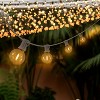 JONATHAN Y 25-Light Indoor/Outdoor 25 ft. Contemporary Rustic Incandescent G40 Bistro Globe Bulb String Lights - 2 of 4