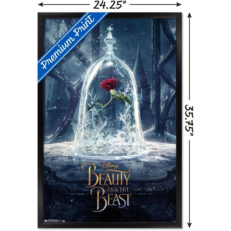 Trends International Disney Beauty And The Beast - Teaser Framed Wall Poster Prints, 3 of 7