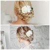 Unique Bargains Women's Durable Simulated Flowers Side Comb 1 Pc - 4 of 4