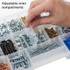 Fleming Supply Storage and Tool Box - 4 Removable Drawers - 19 Compartments Per Drawer - Blue - 4 of 4