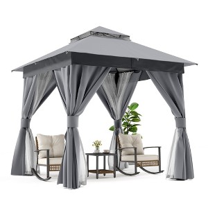 LAUSAINT HOME 8'X 8' Patio Steel Gazebo - 1 of 4