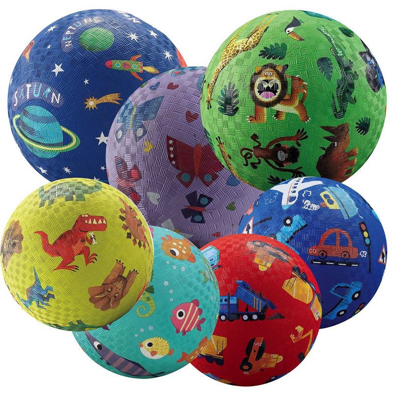 Crocodile Creek Playground Balls  - Set of 7, 1 of 7