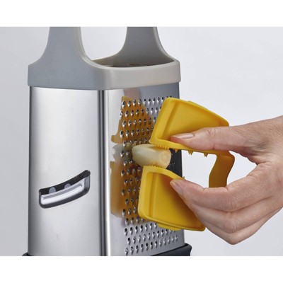 Joseph Joseph Grip Box Grater: Stainless Steel Kitchen Utensil Set, Dishwasher-Safe, Adult Use, White — фото 7