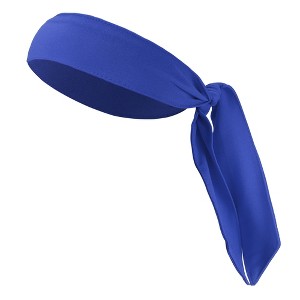 Unique Bargains Adjustable Soft Sweat Wicking Tennis Tie Headband Sweatband for Men Women 1 Pcs - 1 of 4