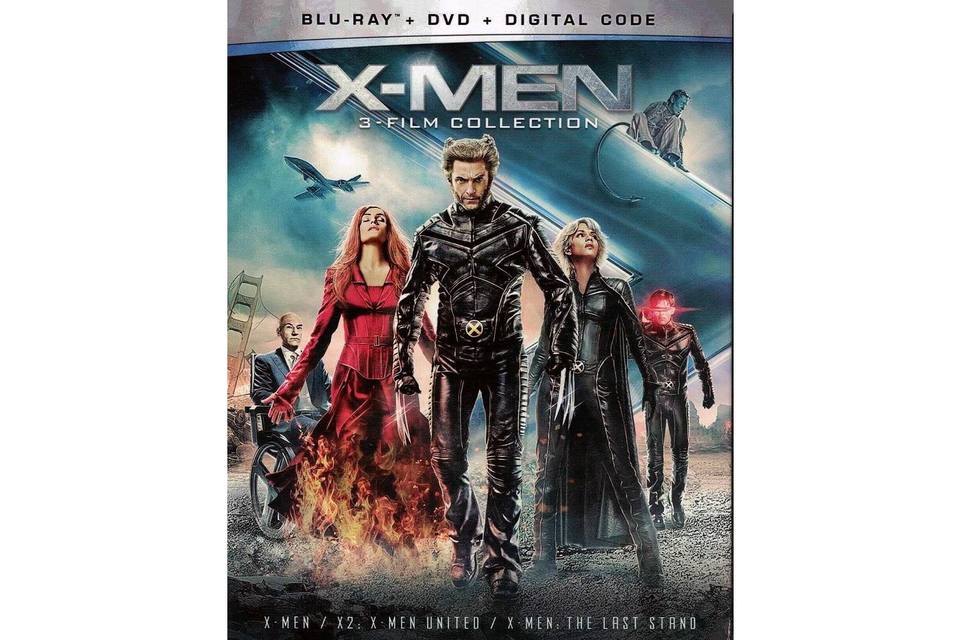 X-Men: 3-Film Collection (Blu-ray + DVD + Digital) NEW