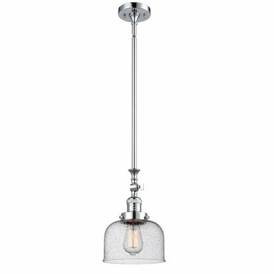 Bell - 1 Light Stem Hung Tiltable Mini Pendant In Industrial Style-14 Inches Tall and 8 Inches Wide