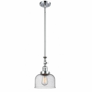 Bell - 1 Light Stem Hung Tiltable Mini Pendant In Industrial Style-14 Inches Tall and 8 Inches Wide - 1 of 1
