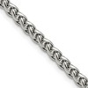 Chisel Stainless Steel Polished 5mm 18" Wheat Chain Necklace - 2 of 4