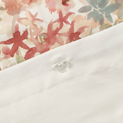 Mariana Full/Queen Multicolor Cotton Floral Duvet Cover Set