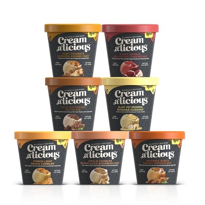 Creamalicious Aunt Poonies Caramel Pound Cake Ice Cream - 16oz