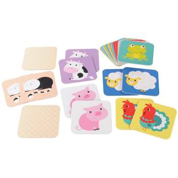 Banana Panda Young Children's Suuuper Size Memory Game - Farm Animals - 24 Pieces