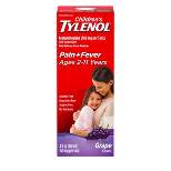 Children's Tylenol Pain + Fever Relief Liquid - Acetaminophen - Grape - 4 fl oz