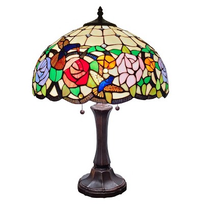 Amora Lighting Tiffany Style Table Lamp 25" High