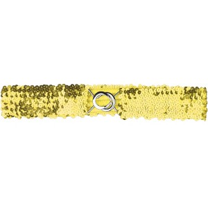 Allegra K Women's Stretchy Skinny Shinny Sequins Decor Elastic Dresses Waist Belts 64cm/25.19" One Piece - 1 of 4