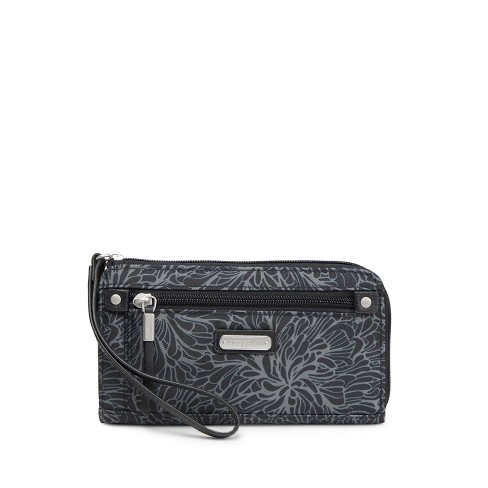 Baggallini Zip Around Wallet Midnight Blossom Print Target