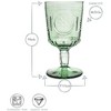 Bormioli Rocco Romantic Stemware Drinking Glass, 4-Piece, 10.75 oz, Pastel Green - 3 of 4