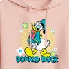 Women's - Disney - Donald Duck Cropped Graphic Hoodie - 2 of 3