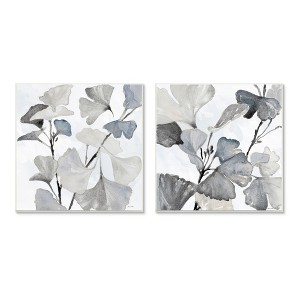 Stupell Industries Elegant Monochromatic Plant Leaves, 12" x 12" - 1 of 4