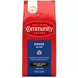 Community Coffee House Blend Medium Dark Roast Ground Coffee - 12oz