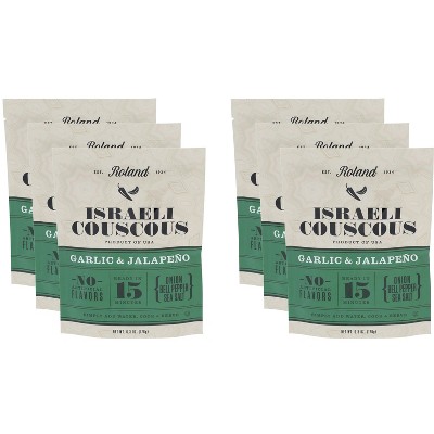 Roland Israel Couscous Garlic & Jalapeño - Case of 6 - 6.3 oz