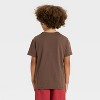 Boys' Short Sleeve Dinosaur Graphic T-Shirt - Cat & Jack™ Brown - 3 of 4