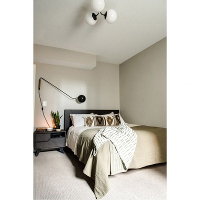 Elegant Old Bronze 3-Light Globe Ceiling Fixture with White Glass Shade