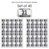 Big Dot of Happiness Finally 21 - Mini Candy Bar Wrapper Stickers - 21st Birthday Party Small Favors - 40 Count - 3 of 4