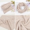 Anna-Kaci Women's Soft Knit Neck Warmer with Cozy Layered Design 9x17 inches - 4 of 4